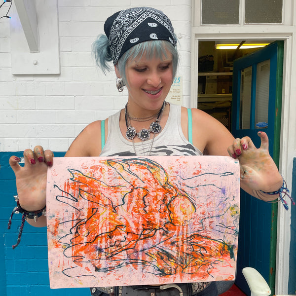 Monoprinting with Masters