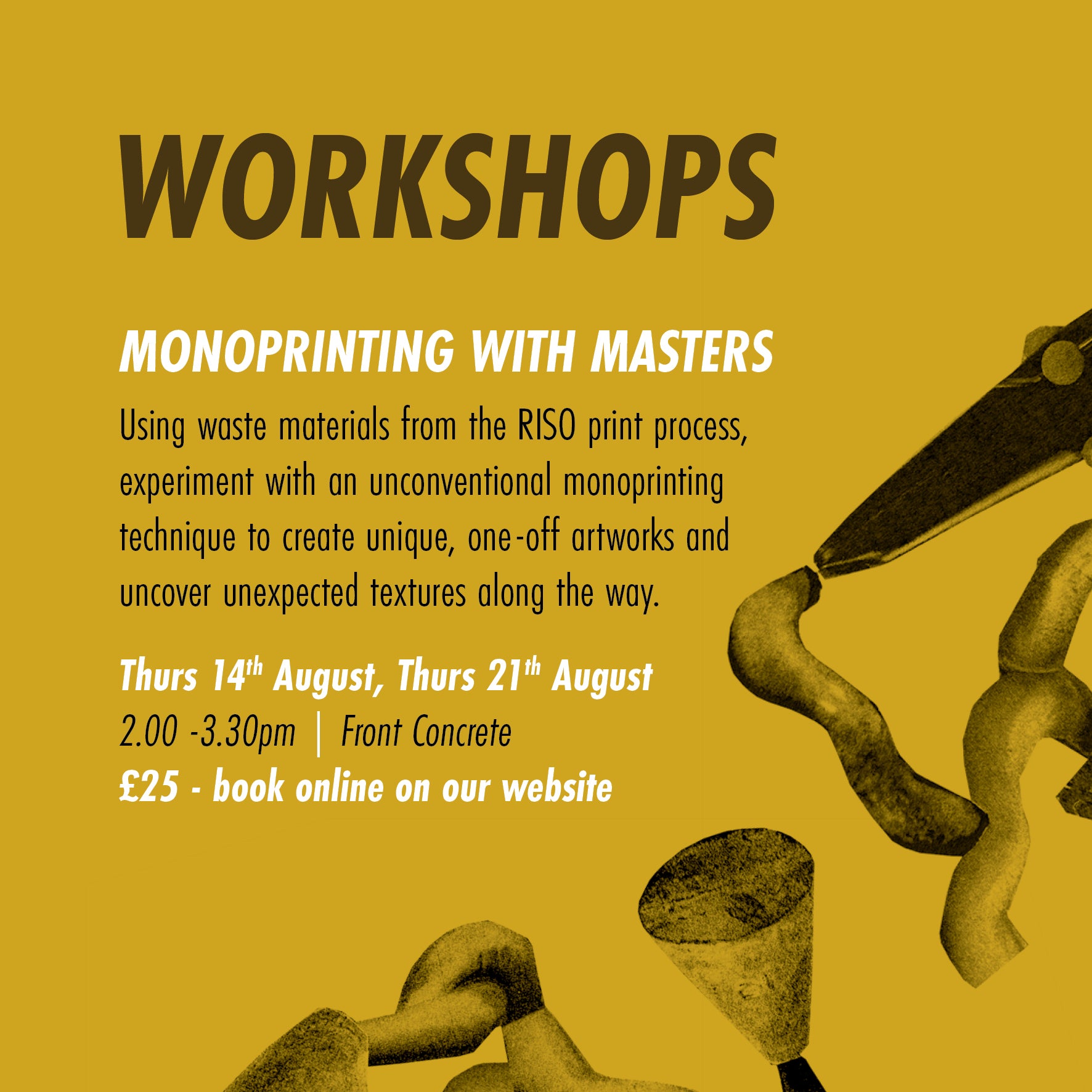 Monoprinting with Masters